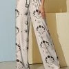 Best Sale 🔥 Nanu | Cream Moon Phases Palazzo Pants - 👩 Women & Plus 🎉