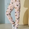 Deals 😀 Nanu | Light Pink & Mustard Hen Rooster Hacci Joggers - 👩 Women & Plus 😉