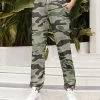 Best Sale 👍 Nanu | Green & Brown Camo Joggers - 👩 Women ⭐
