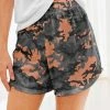 Best reviews of 😉 Nanu | Orange & Gray Camo Hacci Drawstring Shorts - Plus 💯