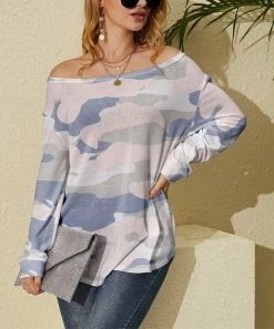 Best reviews of 😀 Nanu | Gray & Pink Camo Hacci Boatneck Dolman Pullover - 👩 Women & Plus 🤩