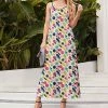 Coupon ❤️ Nanu | Cream Polka Dot Cami-Strap Maxi 👗 Dress - 👩 Women 😍