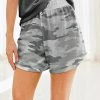 Best Pirce 😍 Nanu | Light Gray & Gray Camo Hacci Drawstring Shorts - Plus ⌛