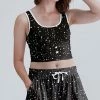 Cheapest 👏 Nanu | Black & White Stars Bralette Tank - 👩 Women & Plus 🧨