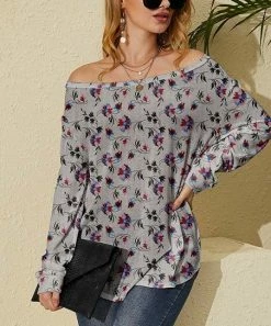 Flash Sale 🎁 Nanu | Pink Multicolor Floral Hacci Boatneck Dolman Pullover - 👩 Women 🌟