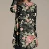 Best deal 👏 Nanu | Black Floral Long-Sleeve Tunic - 👩 Women & Plus 👍