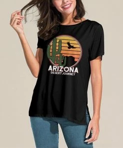 Flash Sale ❤️ Nanu | Black 'Arizona' Slit-Sleeve Split-Hem Tunic - Plus 🔔