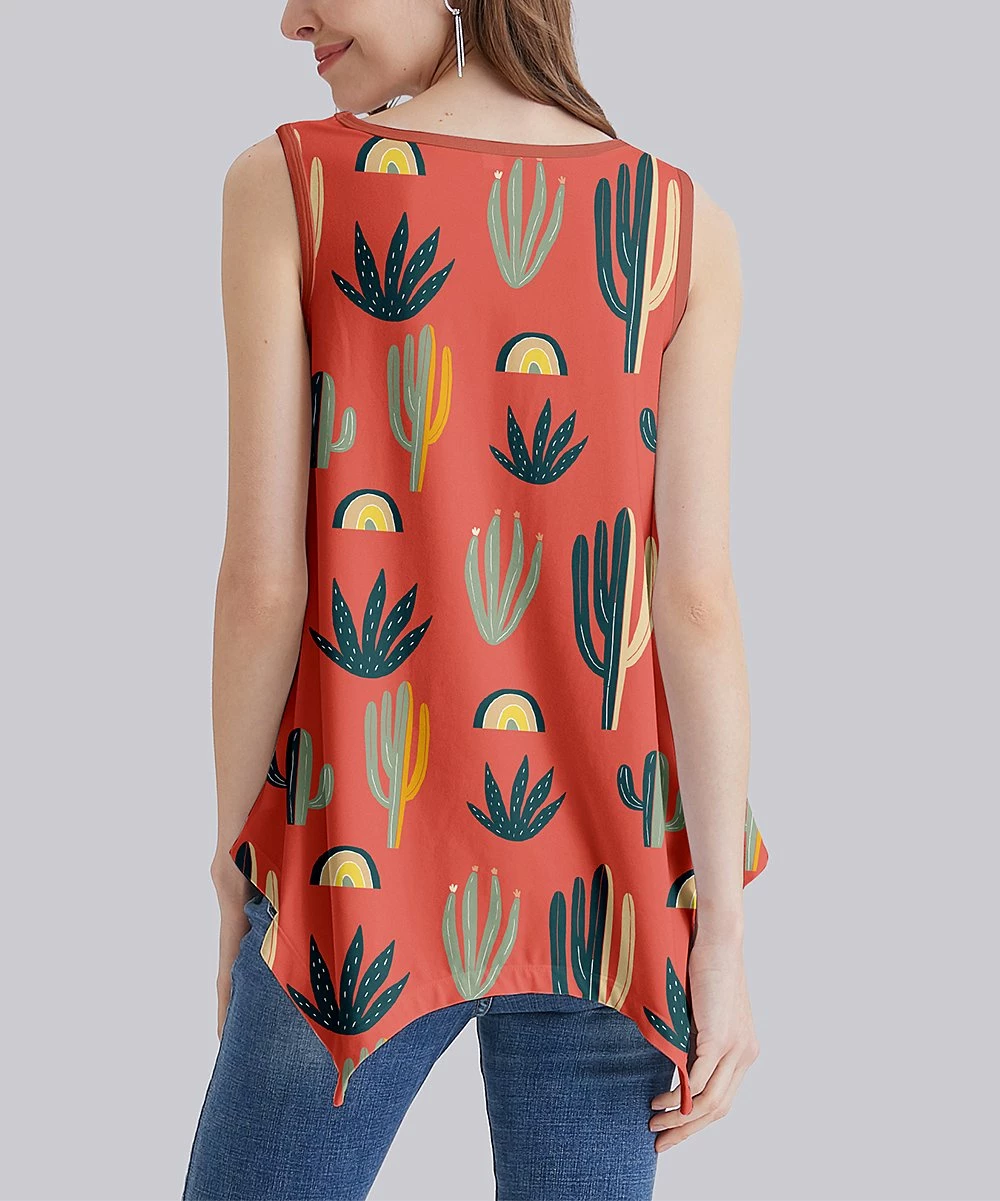 Coupon ๐ Nanu | Jacinth Cactus Handkerchief Tank - ๐ฉ Women ๐ - Image 2