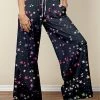 Flash Sale 😀 Nanu | Dark Blue & Red Stars Palazzo Pants - 👩 Women & Plus ⭐
