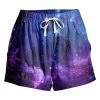Top 10 🎁 Nanu | Dark Blue Starry Sky Drawstring Pocket Cuffed-Hem Shorts - 👩 Women & Plus 🥰