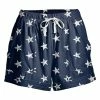 Brand new ⌛ Nanu | Dark Blue & White Stars Drawstring Pocket Cuffed-Hem Shorts - 👩 Women & Plus ⭐