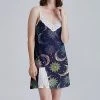 Hot Sale 🔥 Nanu | Navy Moon Lace-Trim Sleep 👗 Dress - 👩 Women & Plus 👏