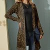Flash Sale ✔️ Nanu | Brown Leopard Oversize Drape Cardigan - 👩 Women 🎉