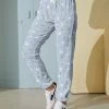 Promo 🧨 Nanu | Light Blue & White Star Joggers - 👩 Women & Plus 🎁