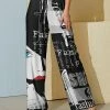 Coupon 🔔 Nanu | Black & White 'Fashion' Palazzo Pants - 👩 Women & Plus 👍