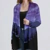 Brand new 🌟 Nanu | Purple & Black Forest Oversize Drape Cardigan - Plus 🔔