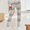 Coupon ❤️ Nanu | Green & Plum Stripe Hacci Joggers - Plus 🧨