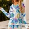 Flash Sale 🎉 Nanu | Blue Tie-Dye Drop-Shoulder Relaxed-Fit Hoodie - Plus ⌛