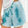 Top 10 🌟 Nanu | Blue & Light Blue Tie-Dye Hacci Drawstring Shorts - Plus 🥰