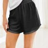 New ✔️ Nanu | Black Hacci Drawstring Shorts - 👩 Women 😍