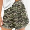 Cheapest 🎉 Nanu | Dark Green Camo Hacci Drawstring Shorts - Plus ✔️