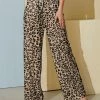 Wholesale 😀 Nanu | Brown & Black Leopard Palazzo Pants - 👩 Women & Plus 😀