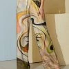 Buy 💯 Nanu | Yellow Abstract Palazzo Pants - 👩 Women & Plus 🧨