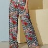Buy 🎉 Nanu | Red Rose Zigzag Palazzo Pants - Plus ✨