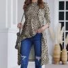 Top 10 🔥 Nanu | Brown & Black Leopard Hi-Low Tunic - Plus 😀